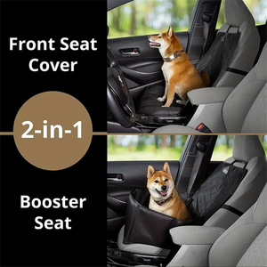 Asiento Elevador 2 <span class=keywords><strong>en</strong></span> 1 <span class=keywords><strong>para</strong></span> <span class=keywords><strong>Perros</strong></span> Pequeños, Asiento de Coche <span class=keywords><strong>para</strong></span> Mascotas con Cinturón de Seguridad <span class=keywords><strong>para</strong></span> 2 <span class=keywords><strong>Perros</strong></span> Pequeños - Product Image 3