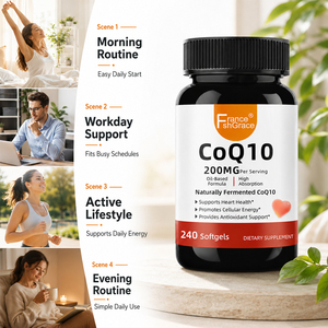 Fabricante de Suplementos de Extractos Vegetales Coq 10 de Marca Privada Shecome, Apoya la Función Saludable del Corazón, Coq 240 Cápsulas Blandas - Product Image 3