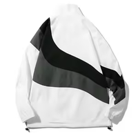 Blouson Bomber Léger 100% Nylon Ripstop Homme Streetwear Imprimé Résistant à l'Eau Extérieur Softshell Fermeture Éclair Personnalisé
