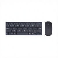 Set Keyboard dan Mouse Nirkabel untuk Game, Dapat Dilepas, Mendukung Bahasa Kustom, Desain Logam Ultra Tipis, Antarmuka USB, Multimedia