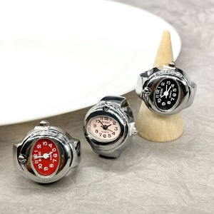 Trendy Fashion Ring <strong>Watch</strong> <strong>Rose</strong> <strong>Gold</strong> Plated Quartz Dial Minimalist Design Adjustable Elastic Band Finger <strong>Watch</strong> for Women Gift - Product Image 4
