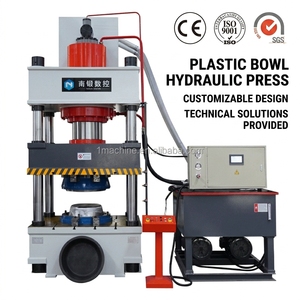 Presse hydraulique à quatre colonnes de 500 tonnes pour le moulage à chaud de matériaux PP/PE tels que les bassins en plastique/pots de fleurs/baignoires - Product Image 1