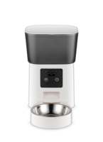 Distributeur de nourriture intelligent pour animaux de compagnie 3,5 L, durable, avec programmation des repas, portions contrôlées, conception anti-blocage, double système anti-blocage, design moderne et robuste