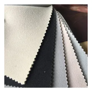 Custom gray automotive auto cars upholstery interior ceiling headliner fake fur fabric for car roof