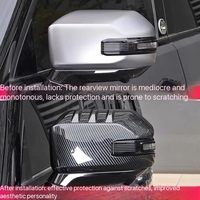 Coque de rétroviseur en fibre de carbone pour Jetour T2 Traveler Mountain Sea T2 - Bande décorative de protection