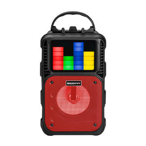 Altavoz <span class=keywords><strong>Karaoke</strong></span> Modeng con USB y Tarjeta TF, Altavoz Inalámbrico Bluetooth con Micrófono, DJ HIF RGB Partybox, Altavoz - Product Image 4