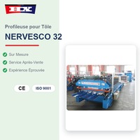 Machine de fabrication de tôles en acier trapézoïdal pour toiture sur mesure, garantie après-vente, usine expérimentée
