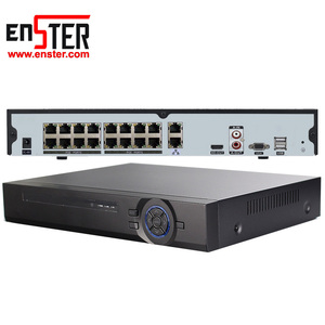 ENSTER CCTV An Ninh Mạng Video <span class=keywords><strong>Recorder</strong></span> Face Detection <span class=keywords><strong>16CH</strong></span> POE 4K NVR - Product Image 3