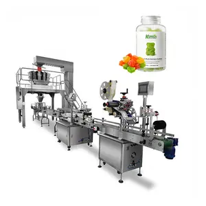 Smartweigh pesage automatique remplissage de bouteilles en PET vitamines gommes prix de la machine à emballer PLC et carte mère en acier inoxydable personnalisés
