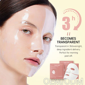 <span class=keywords><strong>Masque</strong></span> facial en gel de collagène populaire GUOCUI BIO TECH, <span class=keywords><strong>masque</strong></span> en feuille éclaircissant à l'acide hyaluronique pour la nuit, 2 patchs - Product Image 2