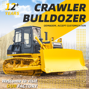 <span class=keywords><strong>Bulldozer</strong></span> sur chenilles HW13D 130HP, 13,7 tonnes, avec lame hydraulique <span class=keywords><strong>de</strong></span> 3,7 m³ pour l'exploitation minière et la construction, CE ISO - Product Image 1