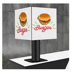 New Design Led Digital Advertising Cube Display Screen Creative Outdoor Waterproof P3.91MM Magic Cube Led Displays