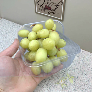 Disposable <strong>Pet</strong> Transparent Clamshell Cookie <strong>Packaging</strong> Boxes Clear Plastic <strong>Blister</strong> Salad <strong>Fruit</strong> Container Box