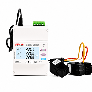 Compteur d'Énergie Numérique Triphasé <span class=keywords><strong>Fineco</strong></span> EM4371 0.33V Modbus avec Bobine Rogowski, Précision Cl.1, pour Système Solaire - Product Image 2