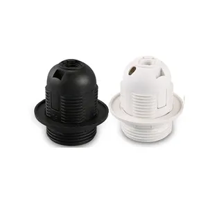 E14 E27 SAA VDE Porte-ampoule plastique E12 E26 Porte-lampe avec anneaux