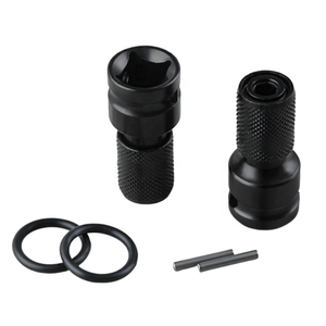 <b>1</b>/<b>2</b> Square Drive to <b>1</b>/4 Inch Bit Adapter <b>Ratchet</b> Screwdriver Bit Holder with Leather Ring Impact Wrench Adapter - Product Image 3