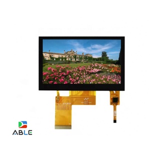 HMI 4.3 นิ้ว 480x272 IPS TFT LCD โมดูลจอแสดงผลแบบคาปาซิทีฟ 10 จุดสัมผัส RGB 40 พินอินเทอร์เฟซ 500cd/m2 ความสว่างไฟ LED แบ็คไลท์ - Product Image 3
