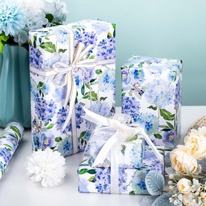 Floral <b>Pattern</b> Gift Wrapping <b>Paper</b> Double Sided Art <b>Paper</b> 80GSM Coated For Packaging And Craft Use - Product Image 2