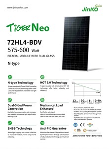 Paneles Solares Topcon Tipo N, Módulo Fotovoltaico Bifacial de 690W-720W, Módulos Solares HJT de Alta Eficiencia de 695W 700W 705W 710W - Product Image 3