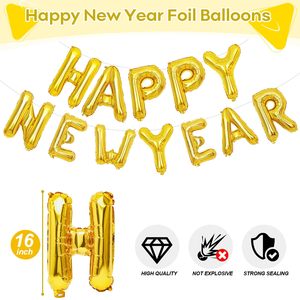 Light Gold 2025 Happy New Year <strong>Balloon</strong> 32 Inch Champagne Gold 2025 Foil Number <strong>Balloons</strong> Set Festival <strong>Prom</strong> Party Supplies - Product Image 6