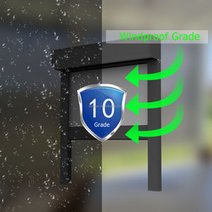 Thông minh cơ giới ngoài trời cửa sổ <span class=keywords><strong>Shades</strong></span> màn vải lăn bóng râm với dây kéo Patio ban công rõ ràng TPU Windproof ban công mù - Product Image 6