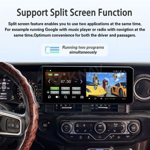เครื่องนำทาง GPS ขนาด 12.3 นิ้ว พร้อมระบบ CarPlay และ Android Auto แบบไร้สายในตัว รองรับแผนที่ทั่วโลก รับประกัน 1 ปี สำหรับรถ Jeep Wrangler ปี 2018-2022 - Product Image 3