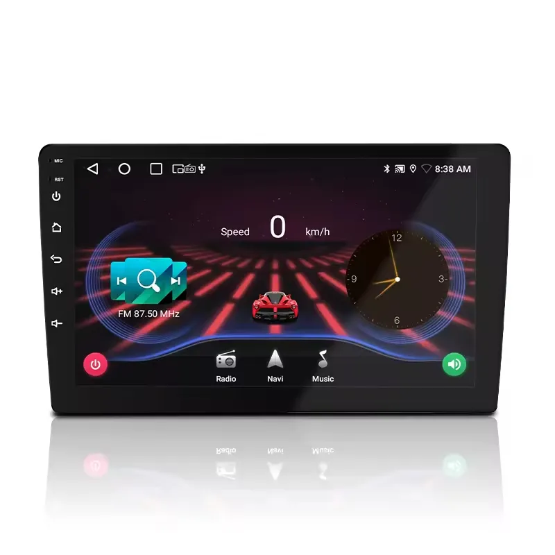 Toptan ucuz 2 din android araba stereo otomobil radyosu 2 + 32GB araba radyo dokunmatik ekran 7 ''9'' 10 ''IPS ekran araç Dvd oynatıcı oyuncu