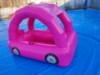 Flotteur gonflable en PVC pour bébé, jouet aquatique flottant en forme de voiture, bateau flottant pour piscine, marque HTH pour enfants