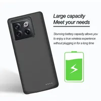 Étui de batterie 6800 mAh pour OnePlus 10T, coques de téléphone 10T pour OnePlus 10T, étui chargeur de batterie, coque de batterie externe