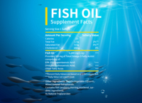 Complément alimentaire en capsules molles de 1200 mg, marque privée OEM/ODM, oméga 3 EPA/DHA, huile de poisson de haute mer pour adultes