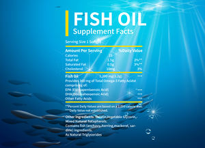 Complément alimentaire en marque blanche OEM/ODM, capsules molles de 1200 mg, capsules molles d'huile de poisson d'eau profonde oméga <span class=keywords><strong>3</strong></span> EPA/DHA pour adultes - Product Image 6