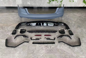 Kit Carrozzeria Paraurti Anteriore e Posteriore Stile RS6 per Aggiornamento <span class=keywords><strong>Audi</strong></span> <span class=keywords><strong>A6</strong></span> S6 <span class=keywords><strong>C8</strong></span>, con Griglia e Diffusore, Modelli 2018-2024 - Product Image 4