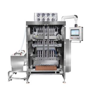 Máquina Envasadora Vertical Multicarril Totalmente Automática para Bolsas Tipo Almohada, para Llenado de Líquidos, Gelatinas, Productos en Barra y Bebidas - Product Image 1