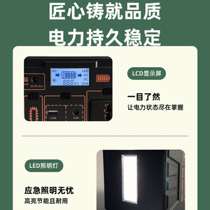 Outdoor Power Station 150W 220V 110V AC Output With Type C For Camping Fishing Travel - Product Image 5