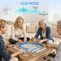 Tapis de jeu de Mahjong avec tube de transport et guide quatre directions pour les détaillants de tables de Mahjong américain, commandes en gros