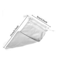 Pochette pour lunettes en tissu doux, étui anti-poussière pour lunettes de soleil, sac à cordon pour lunettes, rangement portable pour un usage quotidien