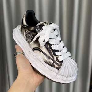 Chaussures de marche unisexes de haute qualité à plateforme, dessus en cuir véritable, semelle intermédiaire en gel, luxe, basses, plates, printemps, été, automne, hiver - Product Image 5