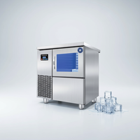 Machine à glaçons commerciale de comptoir avec compresseur SECOP, commande PLC, pompe à eau, moteur, capacité de 40 kg, facile à utiliser