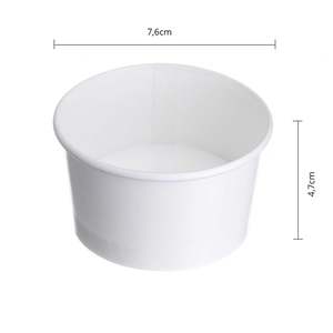 132 ml di cartone e PE tazze di gelato - Product Image 1