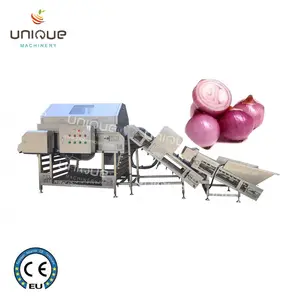 Industrial 3000 kg/h onion peeler Onion skin peeling machine