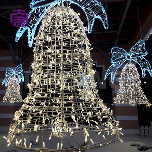 LED Christmas Bell <b>Light</b> Outdoor Holiday Decoration with Motif <b>Lights</b> - Product Image 6