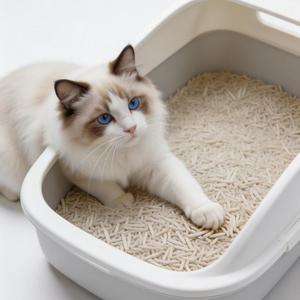 DongnaiPETS Litière pour chat en tofu 1,5 mm, parfum pêche, écologique, biodégradable, agglomération rapide, hautement absorbante, 2 kg, jetable aux toilettes, à base d'amidon - Product Image 4