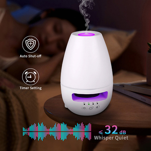 Tinh dầu khuếch tán với loa bluetooth 120ml đèn đầy màu sắc hương liệu Mini tạo độ ẩm - Product Image 2