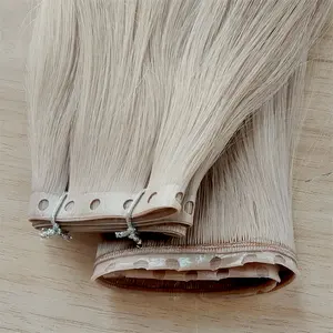 New Style Twin tab Injection tape ins full cuticle aligned virgin hair double sides hole weft hair extensions