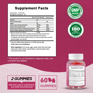 Chinaherbs personnalisé Maca BBL Gummies femmes grosses <span class=keywords><strong>fesses</strong></span> hanches élargissement Gommes complément alimentaire pour les <span class=keywords><strong>fesses</strong></span> - Product Image 6