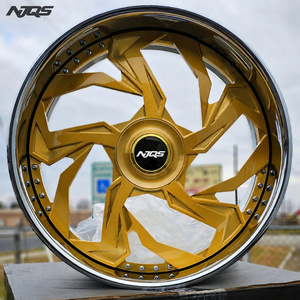 Rines NJQS Personalizados de 24, 26, 28 y 30 Pulgadas, Estilo <span class=keywords><strong>Trapstar</strong></span>, Borde Profundo, 6x139.7, 5x120.7, para Classic Caprice, GMC Yukon, Suburban, Ruedas Forjadas - Product Image 3