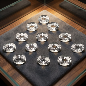 พลอยคริสตัลควอตซ์ใสธรรมชาติทรงรี9X11mm พลอย aa.a คุณภาพสูงได้รับการรับรอง IGI 3.60กะรัตหินเจียระไนแบบหลวมสำหรับ - Product Image 3