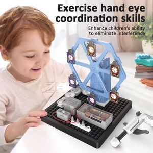 Zhorya Science Gear - Juego Educativo STEM de Arco y Flecha con Objetivo Giratorio, Mecánica, Circuito Eléctrico DIY - Product Image 4