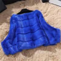 HG7588 MINK PONCHO 45CM Oberbekleidung
