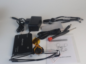 Lupas Dentales Eléctricas <span class=keywords><strong>Dent</strong></span> 2.5X/3.5X, Lupa con Marco Metálico de 420 mm, Lupa con Luz LED de 5 W y Brillo Ajustable - Product Image 6